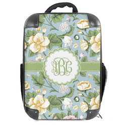 Vintage Floral Hard Shell Backpack (Personalized)