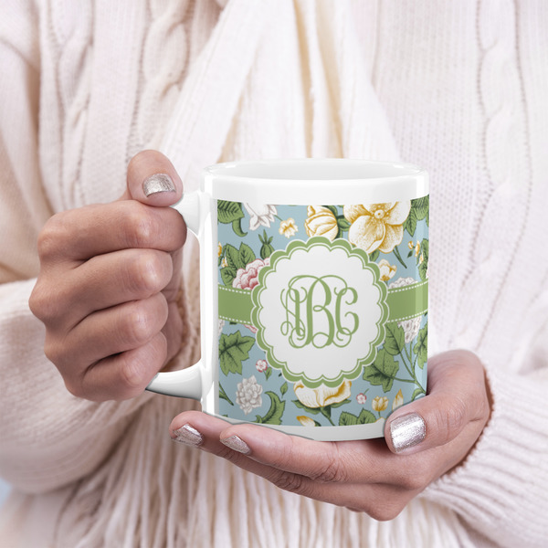 Vintage Floral 20oz Coffee Mug - LIFESTYLE
