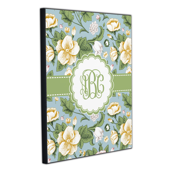 Vintage Floral 20x24 Wood Print - Angle View