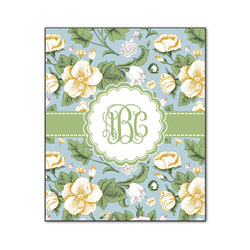 Vintage Floral Wood Print - 20x24 (Personalized)
