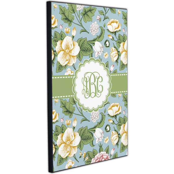 Vintage Floral 20x30 Wood Print - Angle View