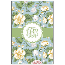 Vintage Floral Wood Print - 20x30 (Personalized)