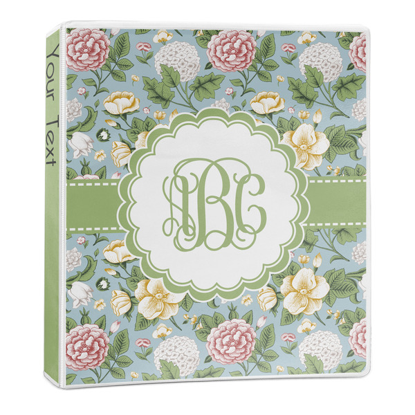 Vintage Floral 3-Ring Binder Main- 1in