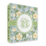 Vintage Floral 3 Ring Binder - Full Wrap - 2" (Personalized)