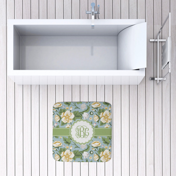 Vintage Floral 48x48 Foam Memory Mat - LIFESTYLE