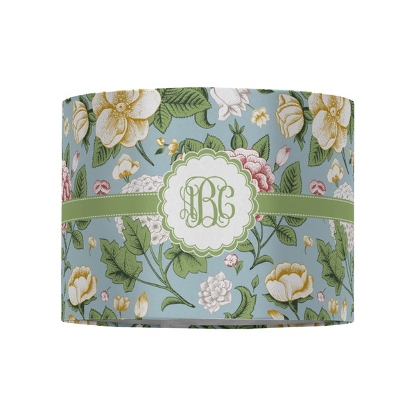 Vintage Floral 8" Drum Lampshade - FRONT (Fabric)