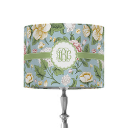Vintage Floral 8" Drum Lamp Shade - Fabric (Personalized)