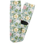 Vintage Floral Adult Crew Socks (Personalized)