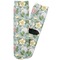 Vintage Floral Adult Crew Socks - Single Pair - Front and Back