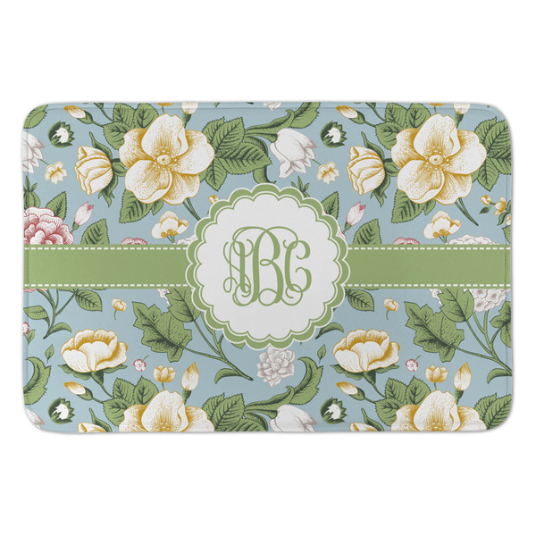 Custom Vintage Floral Anti-Fatigue Kitchen Mat (Personalized)