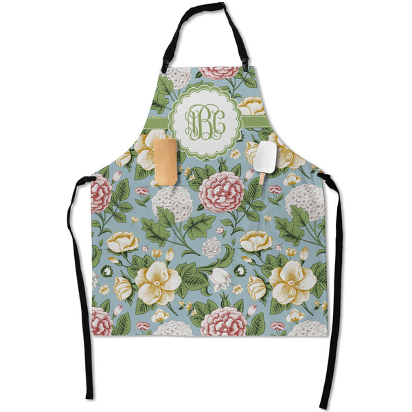 Vintage Floral Apron - Flat with Props (MAIN)