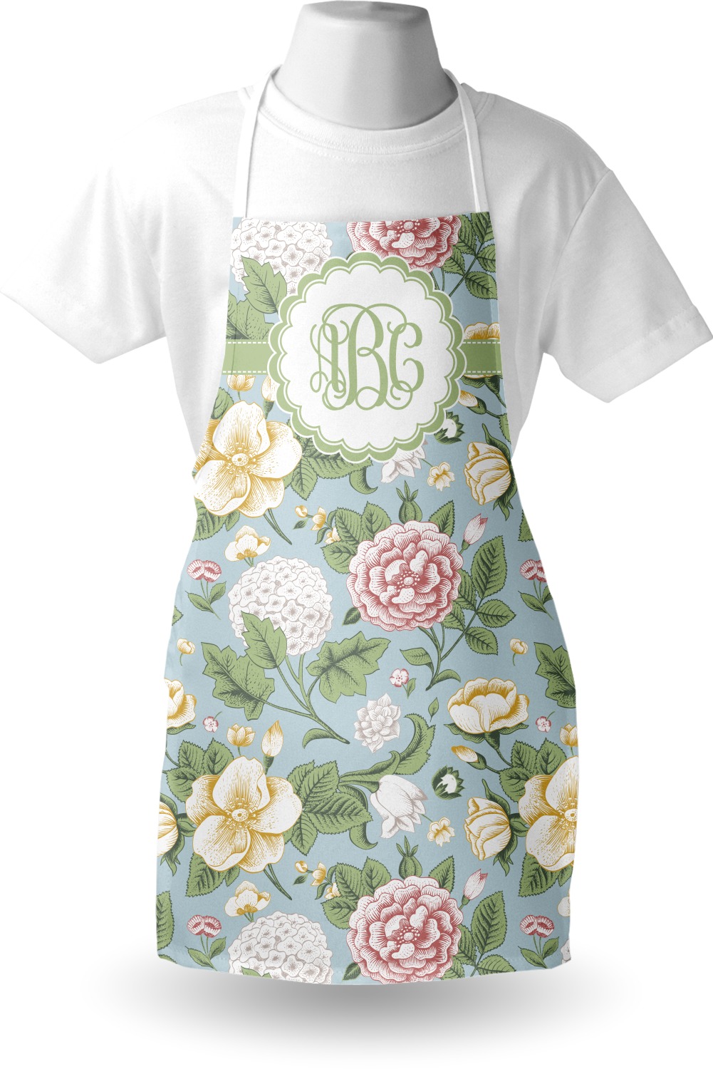 Vintage Floral Apron (Personalized) YouCustomizeIt