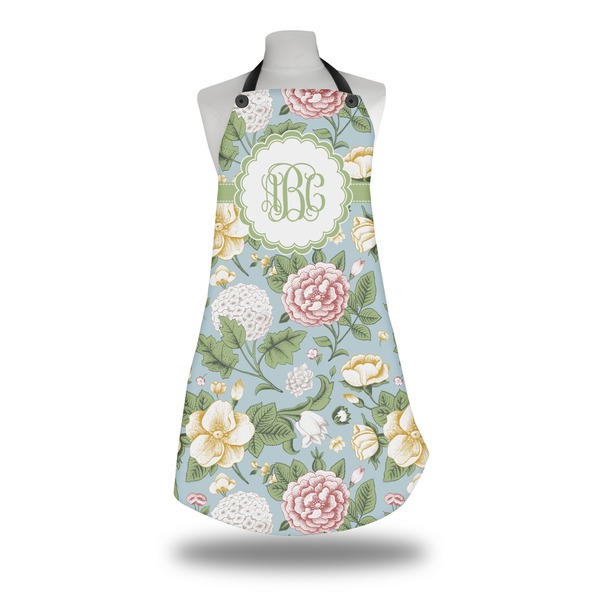Custom Vintage Floral Apron w/ Monogram
