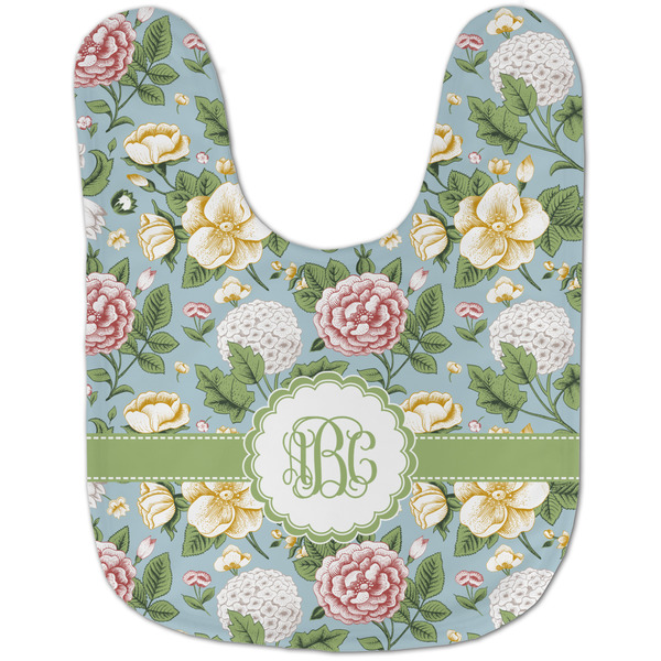 Vintage Floral Baby Bib - AFT flat