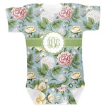 Vintage Floral Baby Bodysuit 0-3 (Personalized)