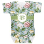 Vintage Floral Baby Bodysuit 0-3 (Personalized)