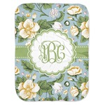 Vintage Floral Baby Swaddling Blanket (Personalized)