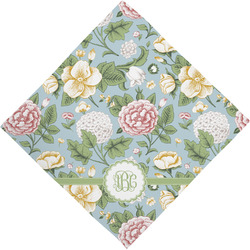 Vintage Floral Dog Bandana Scarf w/ Monogram