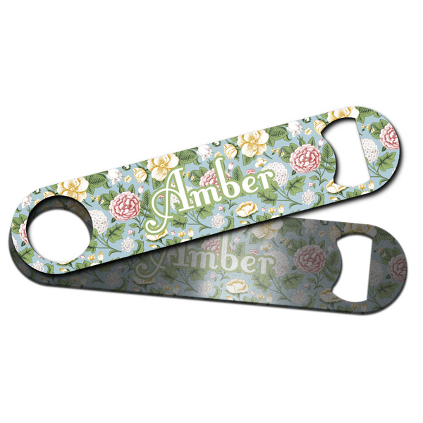 Vintage Floral Bar Bottle Opener - Main