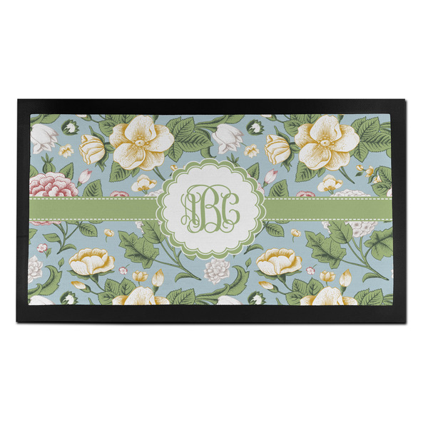 Custom Vintage Floral Bar Mat - Small (Personalized)