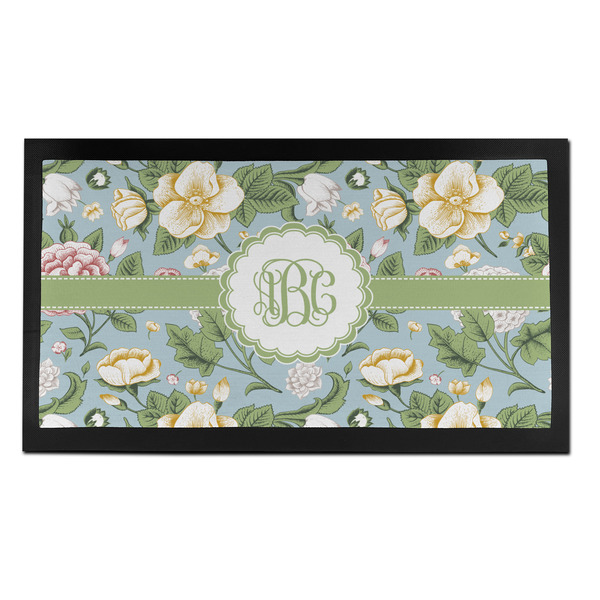Vintage Floral Bar Mat - Small - FRONT