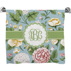 Vintage Floral Bath Towel (Personalized)