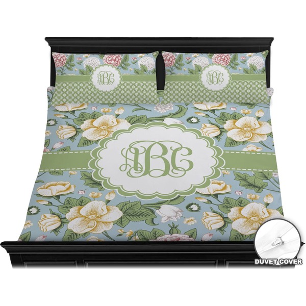 Vintage Floral Bedding Set (King) - Duvet