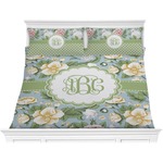 Vintage Floral Comforter Set - King (Personalized)