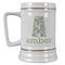 Vintage Floral Beer Stein (Personalized)