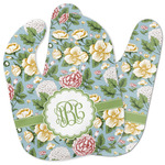 Vintage Floral Baby Bib w/ Monogram