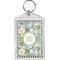 Vintage Floral Bling Keychain (Personalized)