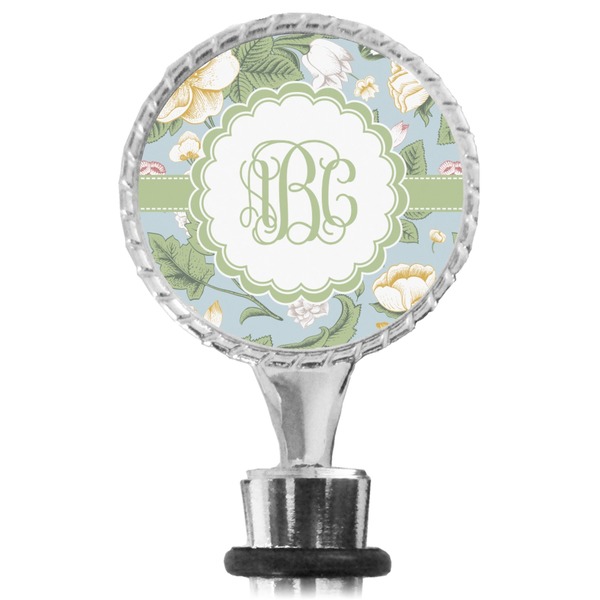 Vintage Floral Bottle Stopper Main View