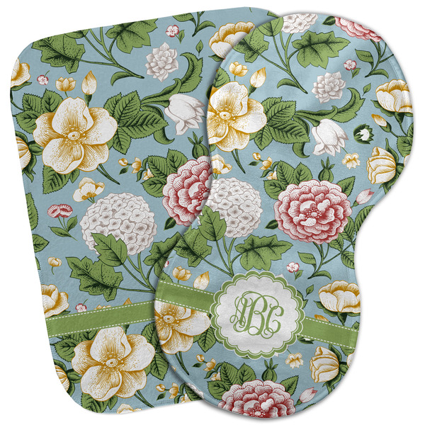 Custom Vintage Floral Burp Cloth (Personalized)