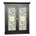 Vintage Floral Cabinet Decal - Custom Size (Personalized)