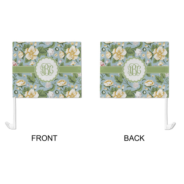 Vintage Floral Car Flag - Large - APPROVAL