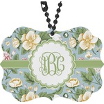 Vintage Floral Rear View Mirror Charm (Personalized)