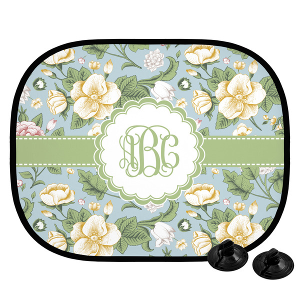 Custom Vintage Floral Car Side Window Sun Shade (Personalized)