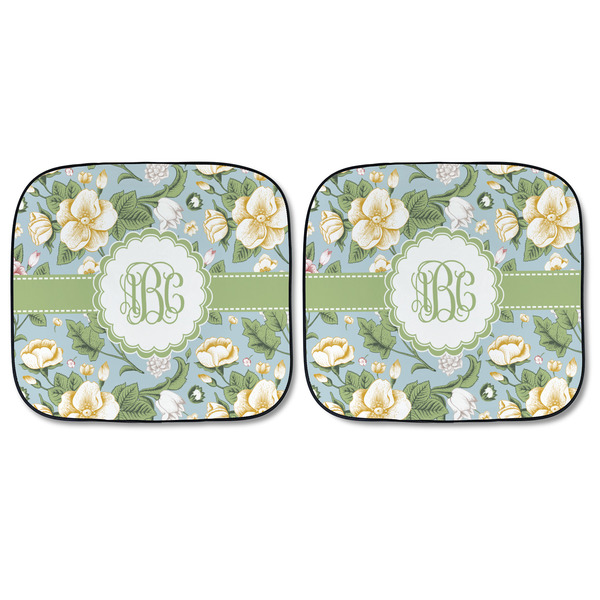 Vintage Floral Car Sun Shades - FRONT