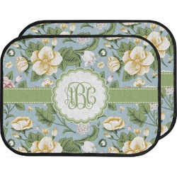 Vintage Floral Car Floor Mats (Back Seat) (Personalized)