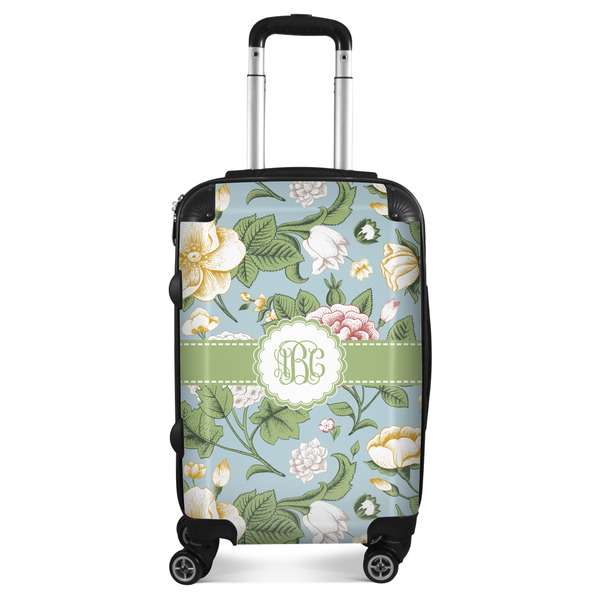 Custom Vintage Floral Suitcase (Personalized)