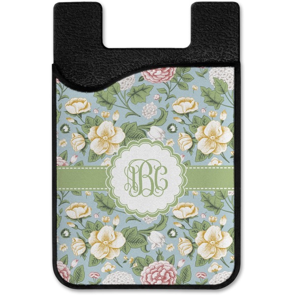 Vintage Floral Cell Phone Credit Card Holder