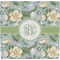 Vintage Floral Ceramic Tile Hot Pad (Personalized)