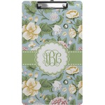 Vintage Floral Clipboard (Legal Size) (Personalized)