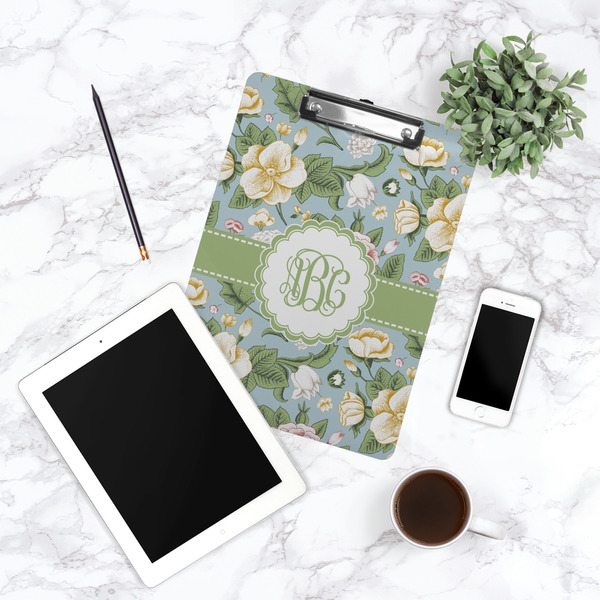 Vintage Floral Clipboard - Lifestyle Photo