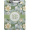 Vintage Floral Clipboard (Letter Size) (Personalized)