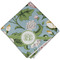 Vintage Floral Cloth Dinner Napkin - Single w/ Monogram