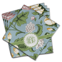 Vintage Floral Cloth Napkins (Set of 4) (Personalized)
