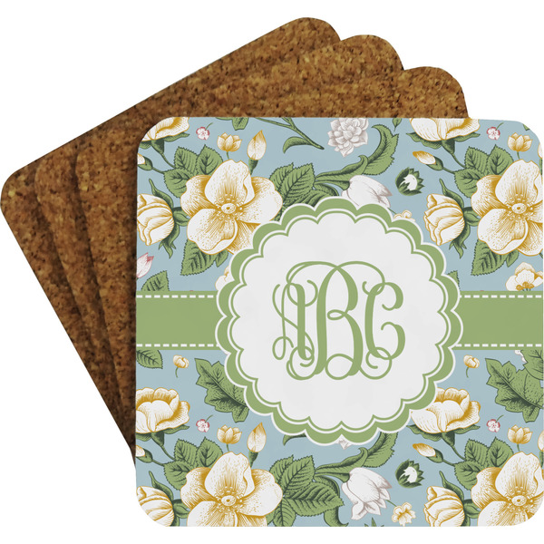 Vintage Floral Coaster Set (Personalized)