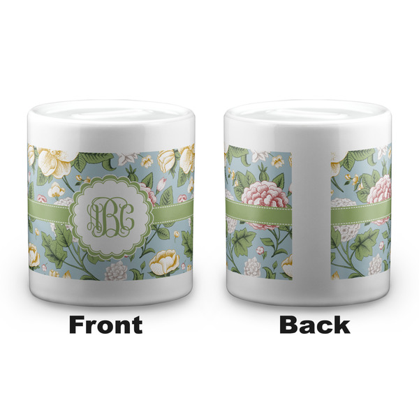 Vintage Floral Coin Bank - Apvl