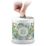 Vintage Floral Coin Bank (Personalized)